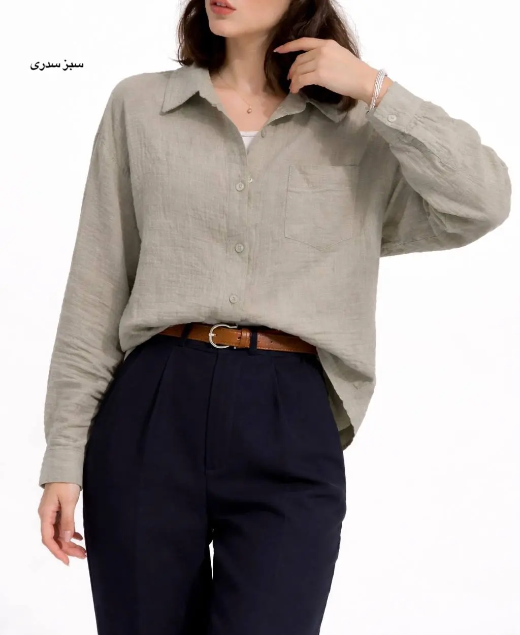 شومیز باکسی موسلین